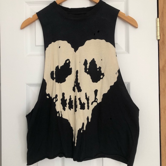 Dropdead cropped tank - Picture 1 of 2
